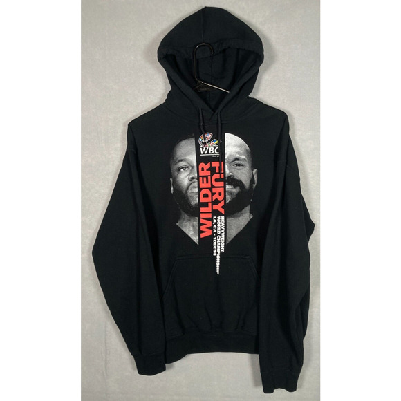 Wilder vs Fury Boxing Hoodie MEDIUM 2018 - Picture 1 of 8